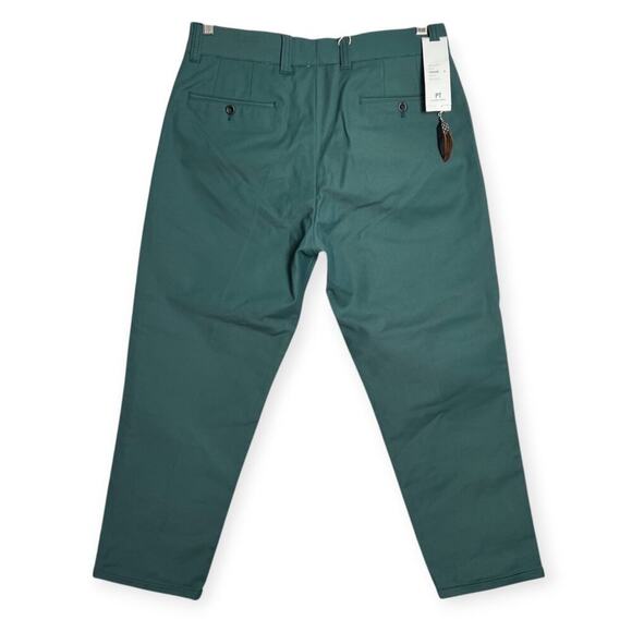 NEW PT Torino PT01 FORWARD Nylon Cotton 1 Pleat Pants 05 SIZE 34 x 26 NWT - Picture 2 of 15